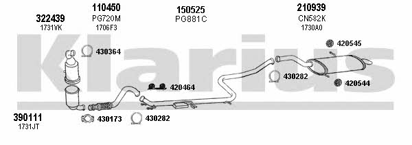  180758E Exhaust system 180758E