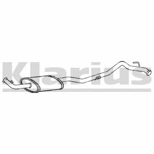 Klarius 261002 Central silencer 261002