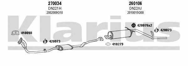  270176E Exhaust system 270176E