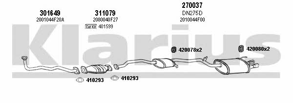  270237E Exhaust system 270237E