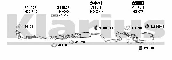  210151E Exhaust system 210151E