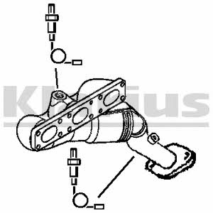 Klarius 321568 Catalytic Converter 321568