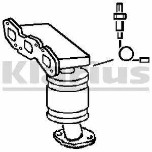 Klarius 321695 Catalytic Converter 321695