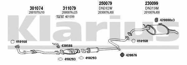  270270E Exhaust system 270270E