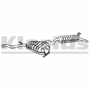 Klarius 270359 End Silencer 270359