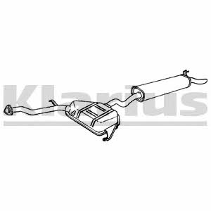 Klarius 270366 End Silencer 270366