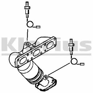 Klarius 322357 Catalytic Converter 322357