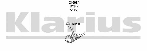 Klarius 330003E Exhaust system 330003E