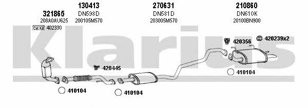  270463E Exhaust system 270463E