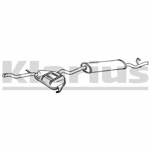 Klarius 270490 End Silencer 270490