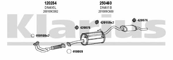  270499E Exhaust system 270499E