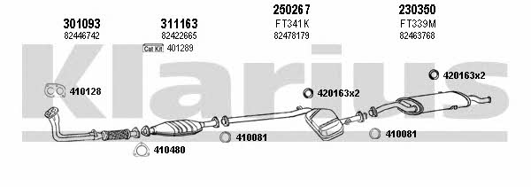  330171E Exhaust system 330171E