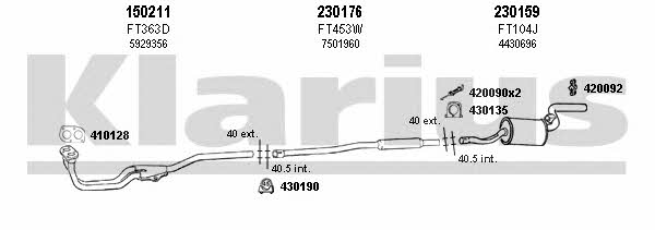  330194E Exhaust system 330194E