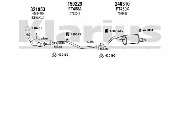  330301E Exhaust system 330301E