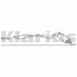 Klarius 270628 End Silencer 270628