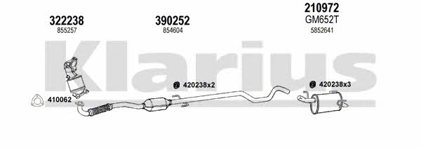  391754E Exhaust system 391754E