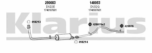  300015E Exhaust system 300015E