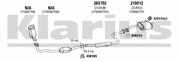  300048E Exhaust system 300048E