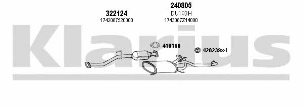  300104E Exhaust system 300104E