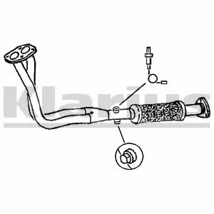 Klarius 301026 Exhaust pipe 301026