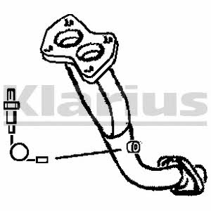 Klarius 301049 Exhaust pipe 301049