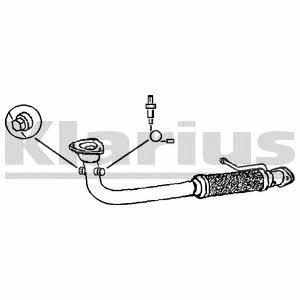 Klarius 301052 Exhaust pipe 301052