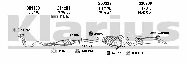 Klarius 330785E Exhaust system 330785E