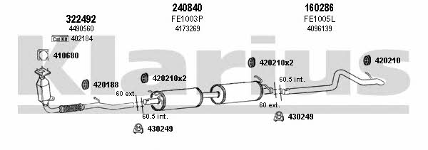  361998E Exhaust system 361998E