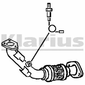 Klarius 301154 Exhaust pipe 301154