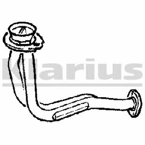 Klarius 301176 Exhaust pipe 301176