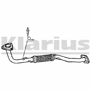 Klarius 301201 Exhaust pipe 301201