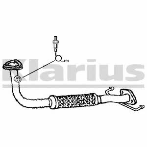 Klarius 301230 Exhaust pipe 301230