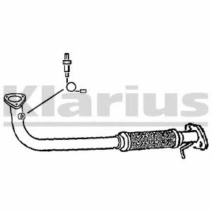 Klarius 301232 Exhaust pipe 301232