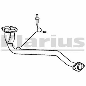 Klarius 301239 Exhaust pipe 301239