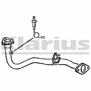 Klarius 301314 Exhaust pipe 301314