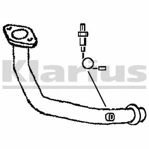 Klarius 301329 Exhaust pipe 301329