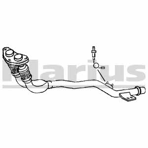 Klarius 301331 Exhaust pipe 301331