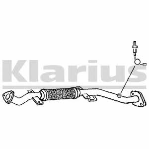 Klarius 301334 Exhaust pipe 301334