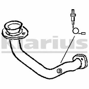Klarius 301337 Exhaust pipe 301337