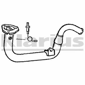 Klarius 301341 Exhaust pipe 301341