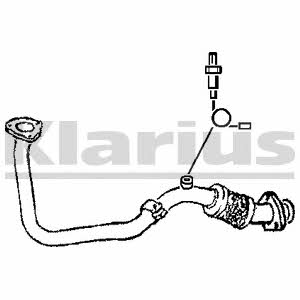 Klarius 301366 Exhaust pipe 301366
