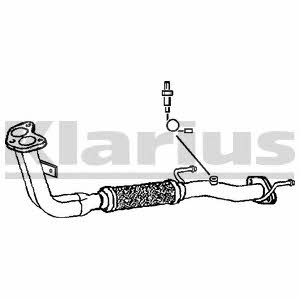 Klarius 301372 Exhaust pipe 301372