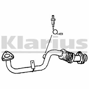 Klarius 301404 Exhaust pipe 301404