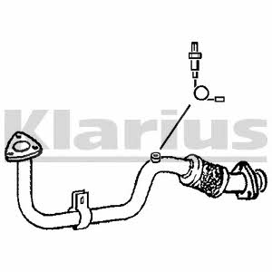 Klarius 301439 Exhaust pipe 301439