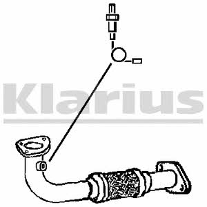 Klarius 301449 Exhaust pipe 301449