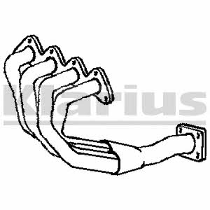 Klarius 301468 Exhaust pipe 301468