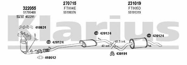  330920E Exhaust system 330920E