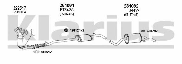  330957E Exhaust system 330957E