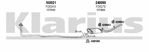  360008E Exhaust system 360008E