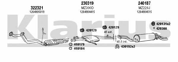  600166E Exhaust system 600166E